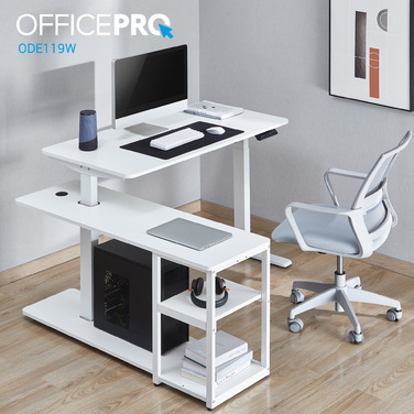 Комп’ютерний стіл з електрорегулюванням висоти OfficePro ODE119W