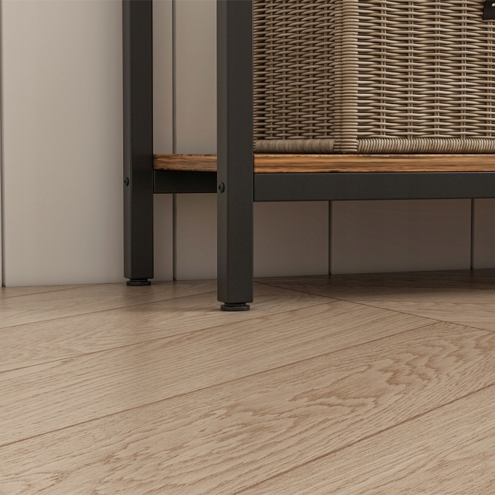 Стелаж MuvuHome 100 x 80 x 30 см, дуб рустикальний