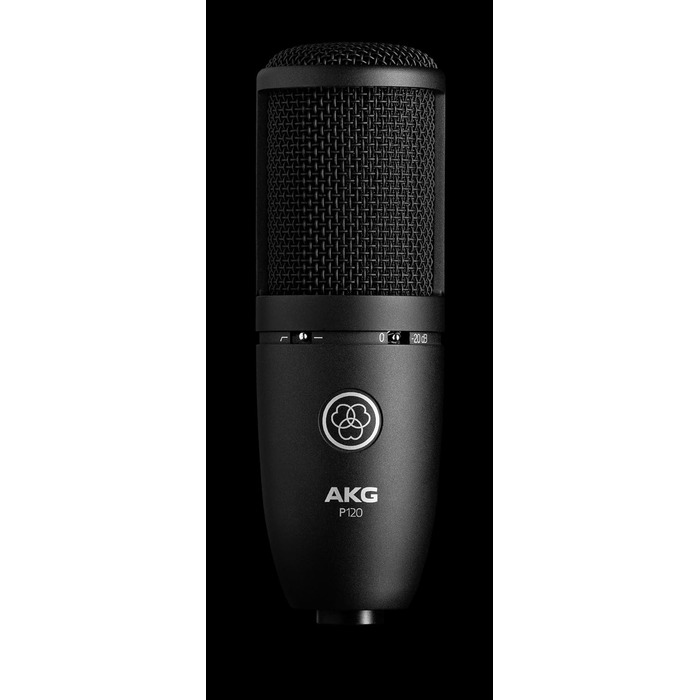Студійний конденсаторний мікрофон AKG P120, чорний