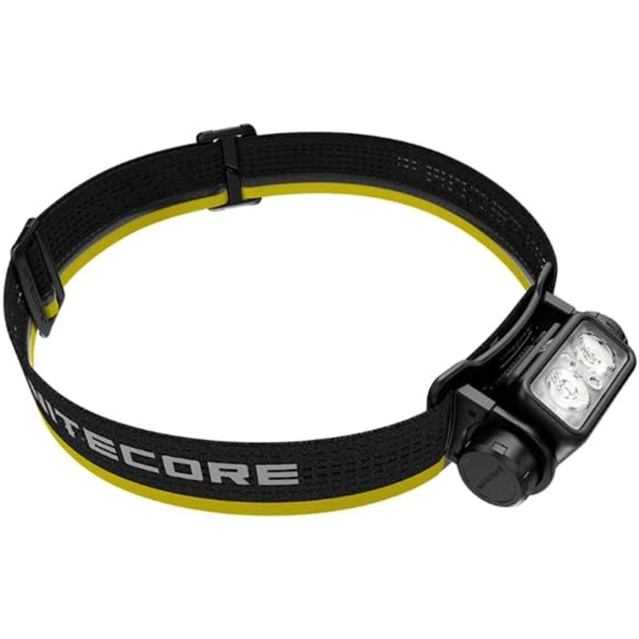 Світлодіодний налобний ліхтар Nitecore NU43, 1400 люмен, USB-C, легкий, червоне та біле світло, 130 м дальність