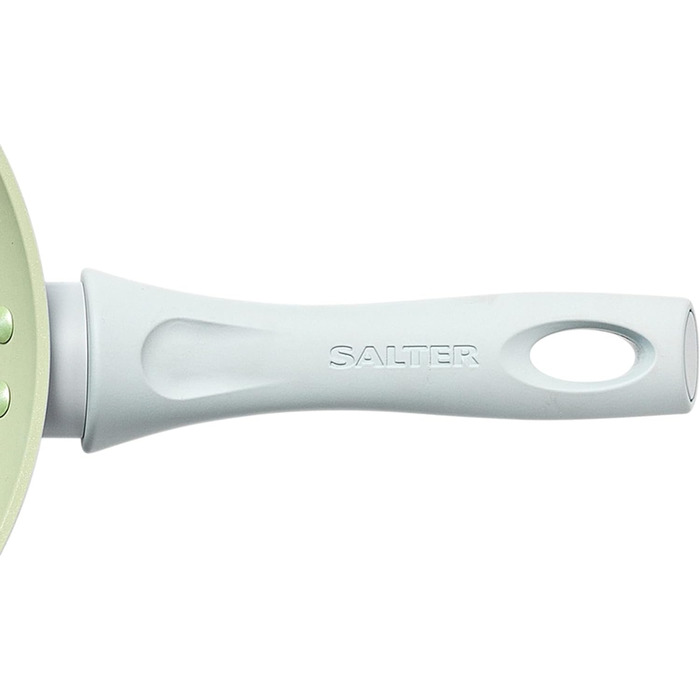 Сковорода Salter Earth 28 см, керамічна, антипригарна, без PFOA/PFAS/PTFE, для індукції, з бакелітовою ручкою, універсальна, легка у догляді