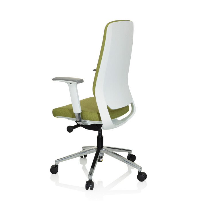 Офісне крісло / поворотне крісло CHIARO T4 WHITE тканина зелена hjh OFFICE