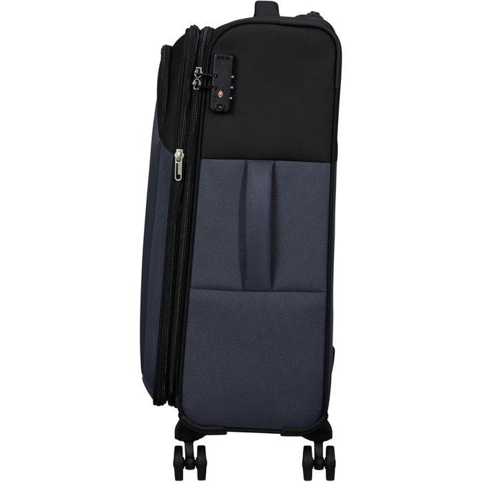 Валіза American Tourister Daring Dash Spinner M, розширювана, 66.5 см, 67/75 л, чорний/сірий