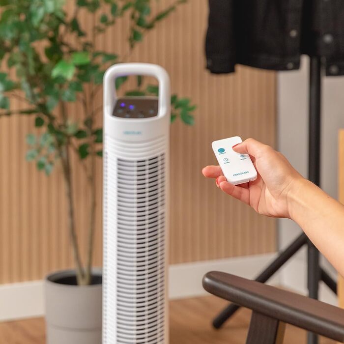 Вентилятор підлоговий Cecotec EnergySilence 790 Skyline 50W 76см з таймером, білий