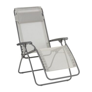 Крісло-шезлонг Lafuma Mobilier Zero Gravity R Clip - розкладне для тераси та саду, міцне Batyline®, багатопозиційне, комфортне, Франція, кольору жита
