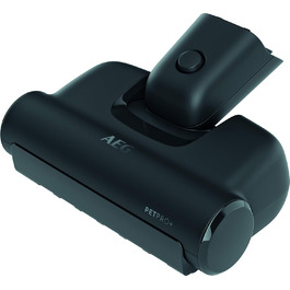 AEG AZE138 PetPro+ турбощітка для прибирання шерсті тварин, для диванів, меблів і авто, глибоке очищення, підходить для пилососів QX6, QX7, QX8-2, QX9, чорна