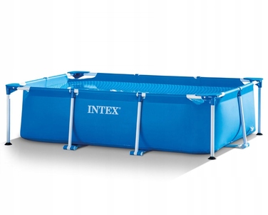 Каркасний прямокутний садовий басейн для дітей Intex 28270, 220x150x60 см