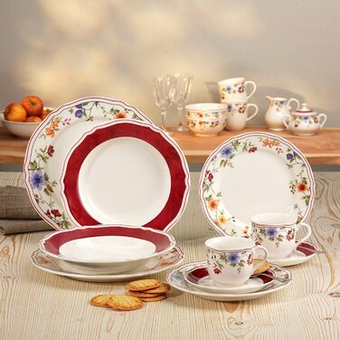 Набір посуду Creatable Cornwall Garden 16145 молочник і цукорниця 2 шт бежевий