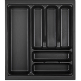 Лоток для столових приборів KÖNIG Lavagrau з перловою структурою для SO-Box, Blum Tandembox і ModernBox, ширина корпусу 300-1200 мм (для 50-го корпусу - 419x473 мм)