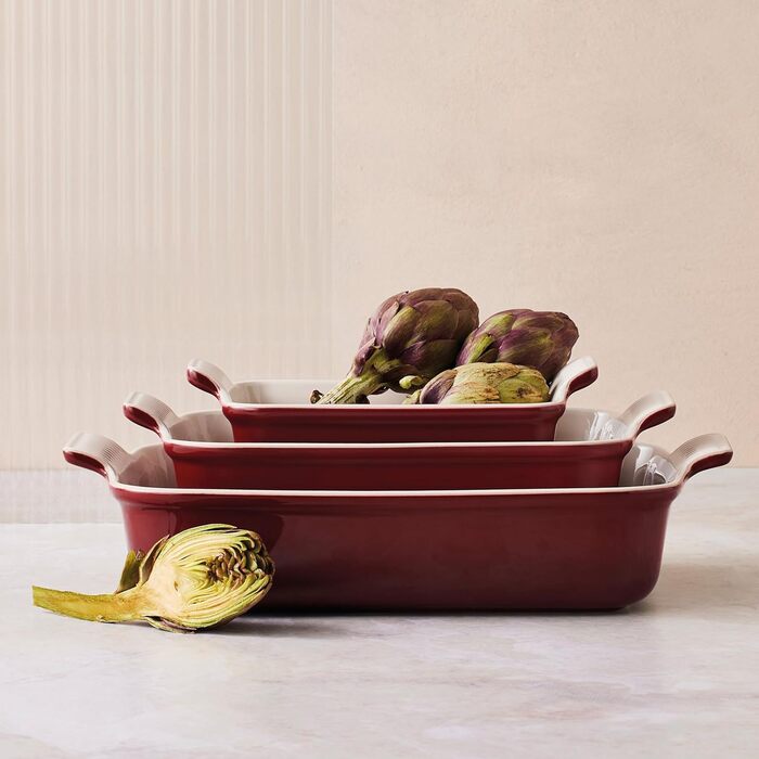 Форма для запікання Le Creuset прямокутна, 2.4 л, кераміка, червона, 26 см