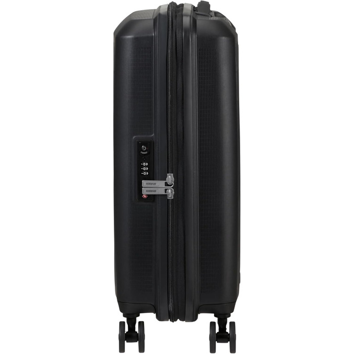 Валіза American Tourister Aerostep Spinner S, розширювана, 55 см, 36/40 л, чорна, ручна поклажа