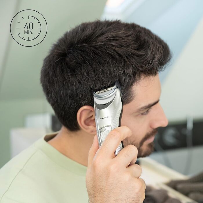 Триммер для бороди та волосся Panasonic ER-GC71 з 39 насадками для чоловіків - професійний догляд та стайлінг