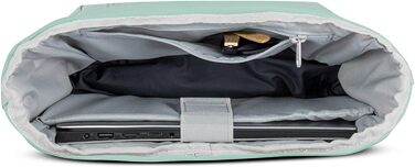 Рюкзак Johnny Urban Robin Medium м'ятний, роллтоп, 15 л, водовідштовхувальний, для ноутбука, унісекс, для міста, велопрогулянок, навчання та бізнесу, екологічний