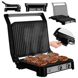 Електрогриль-тостер ZEEGMA Grill Chef 2-в-1 з керамічним антипригарним покриттям 2000 Вт