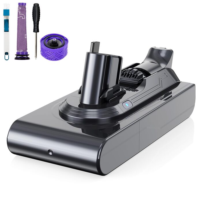 Акумулятор Vunzo 6000mAh для пилососа Dyson Animal Absolute Motörhead Fluffy Total Clean (V11) + 2 фільтри