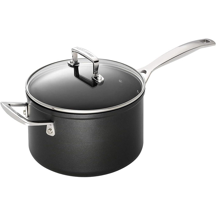 LE CREUSET Професійний сотейник з антипригарним покриттям, Ø 18 см, для всіх типів плит, включаючи індукцію, антрацит/срібло