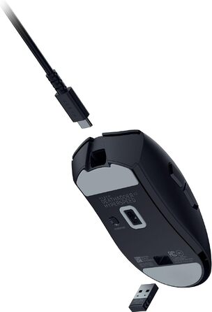 Ігрова миша Razer DeathAdder V3 HyperSpeed бездротова ергономічна, 26K DPI, вага 55г, чорна