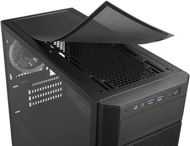 Корпус для ПК Sharkoon V1000 RGB mATX, ігровий з підсвічуванням