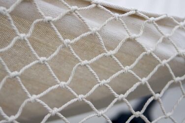 Підвісна гамак Potenza Outdoor з підставкою для 2 осіб, XXL 220x160 см, витримує до 200 кг, стійкий до погодних умов (колір: Santia-ecru, підставка: зелена)