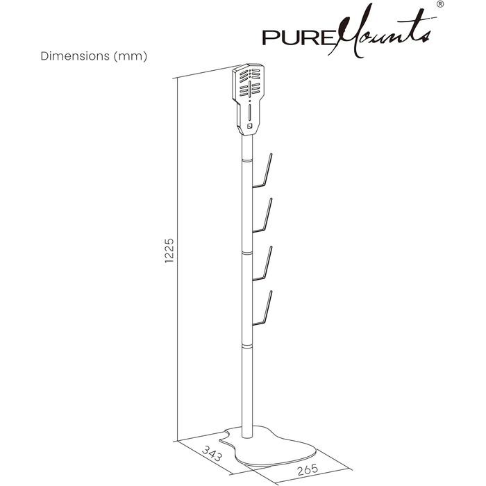 Підставка-стійка для пилососів PureMounts, універсальна, сумісна з Dyson, Philips, Samsung, Bosch, Miele, Anyson, Xiaomi, біла, тримач аксесуарів