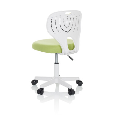 Дитячий стілець для письмового столу KIDDY TOP W, оббивка тканина, зелений, hjh OFFICE