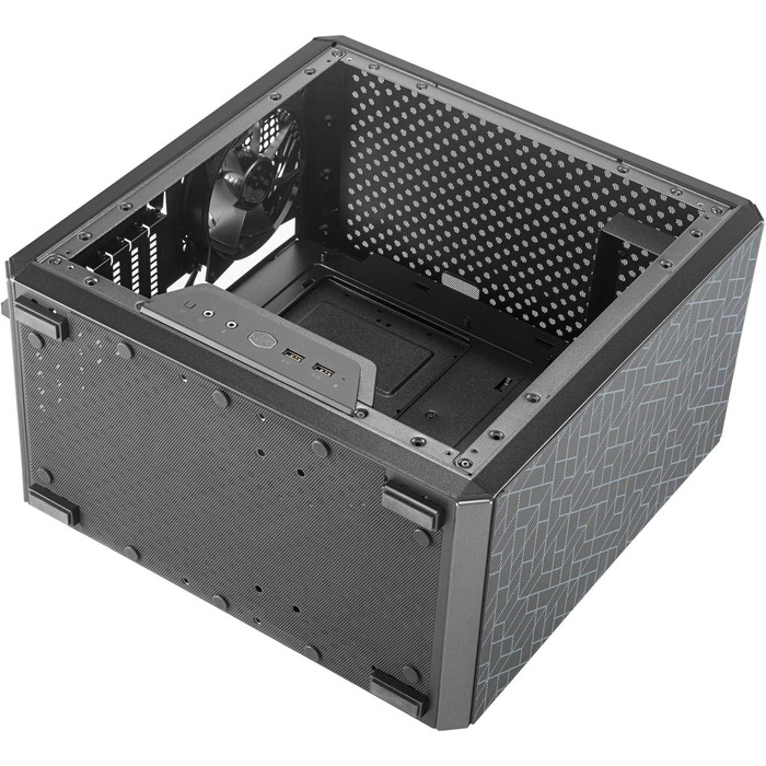 Корпус Cooler Master MasterBox Q500L ATX Mini Tower з прозорою бічною панеллю, організацією кабелів і багатьма варіантами охолодження