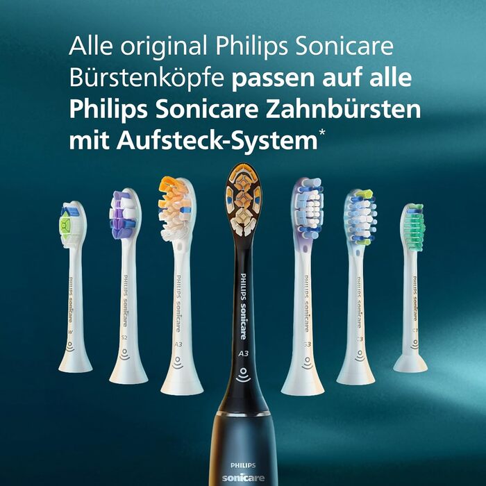 Смінні насадки для електричної зубної щітки Philips Sonicare W2 Optimal White, білі, 8 шт, HX6068/87