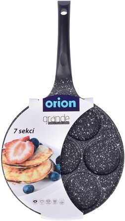 Сковорода ORION для яєчні на 7 яєць, 27 см, антипригарна, для індукції та газу