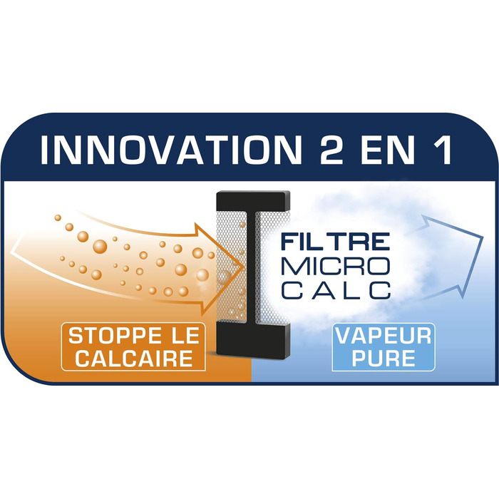 Парова праска Calor Ultimate Pure 3000 Вт, 260 г/хв, резервуар 350 мл, чорна/золота, ефект пресування
