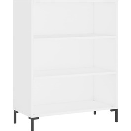 vidaXL книжкова шафа бетонно-сіра 69,5x32,5x90 см ДСП