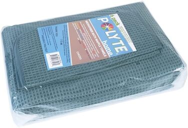Набір великих рушників із мікрофібри Polyte 152x76 см, швидковисихаючі, без ворсу, вафельне плетіння, 6 шт, зелений