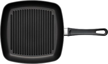 SCANPAN Classic Grill Pan 27x27 см | Індукційна сковорода-гриль | Stratanium+ антипригарне покриття | Для духовки | SCANPAN
