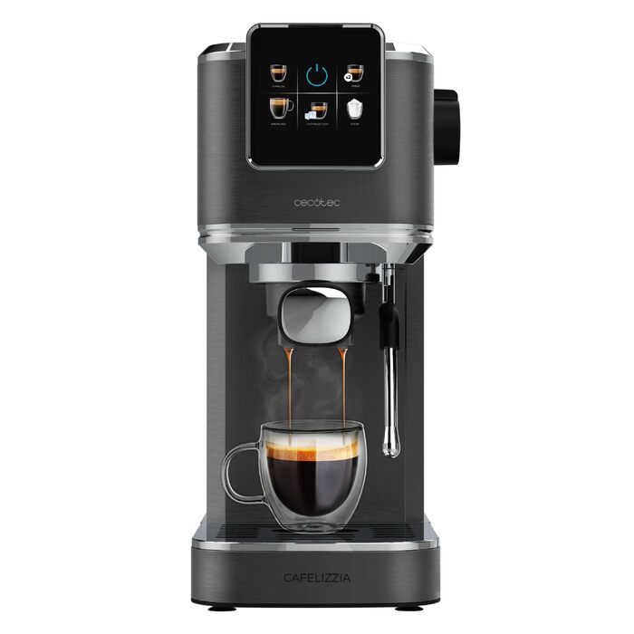 Кавомашина Cecotec Cafelizzia ColdBrew: Еспресо, Капучино, Холодний Кава, 20 бар, Змінна пара, Цифровий дисплей