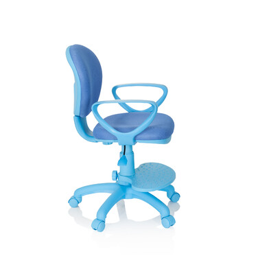 Дитячий стілець / дитячий письмовий стілець KID COLOUR тканина синій hjh OFFICE