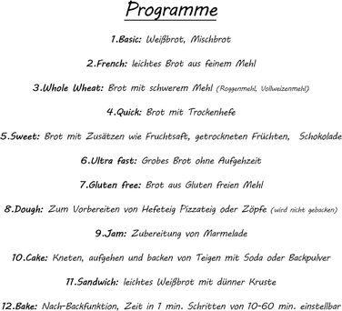 Хлібопічка TZS First Austria, 14 програм, дозатор інгредієнтів, 900/1350 г, таймер, підтримка тепла, автоматичне вимкнення