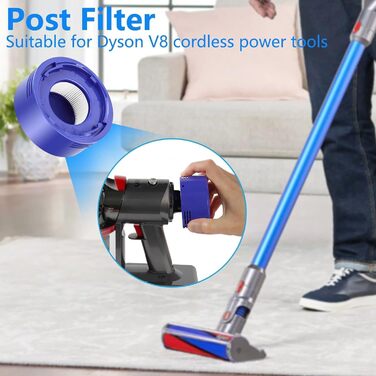 Акумулятор Homesuit V8 21,6V 4600mAh для пилососів Dyson V8 Absolute Animal Motorhead, сумісний, заміна акумулятора SV10 для бездротових пилососів Dyson V8 серії