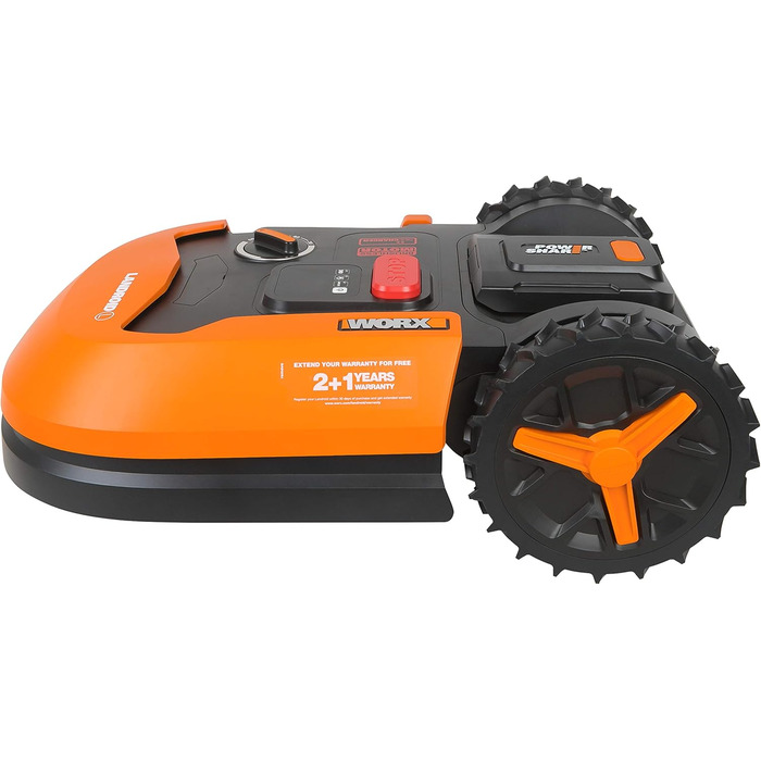 Робот-газонокосарка WORX Landroid L WR147E для газонів до 1000 м², акумуляторна, плаваюча дека, тиха робота