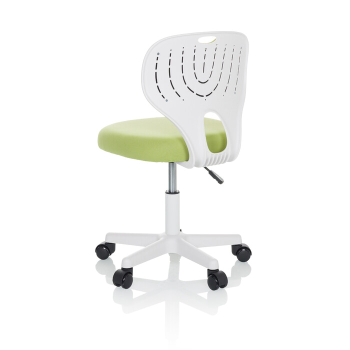 Дитячий стілець для письмового столу KIDDY TOP W, оббивка тканина, зелений, hjh OFFICE