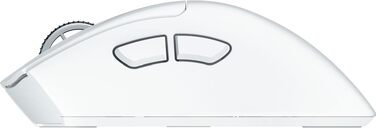 Ігрова бездротова миша Razer DeathAdder V4 Pro White: ергономічна, ультралегка (55г), 26K DPI, HyperSpeed, до 100 годин роботи