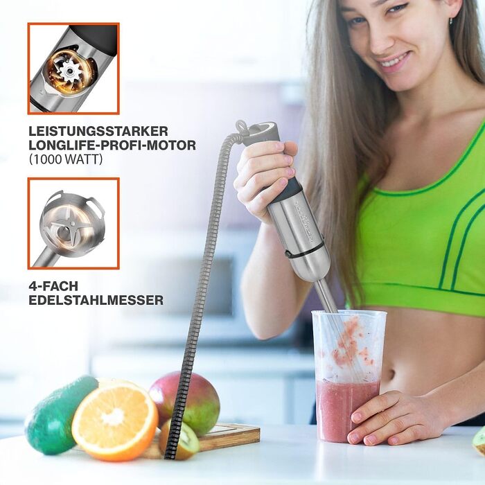 Ручний блендер з вінчиком PC-SMS 1220 ProfiCook