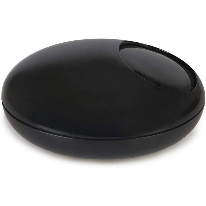 Преміум попільничка Balvi Pebble з кришкою, чорна