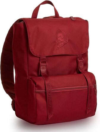 Рюкзак Invicta JOLLY SOLID S, універсальний міський, червоний, для офісу, навчання, спорту, італійський дизайн