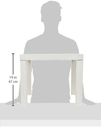 Журнальний стіл Ikea Lack, білий, дерево, 45x55x55 см