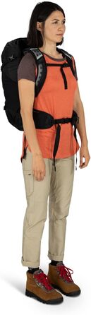 Рюкзак Osprey Hikelite 28 л чорний M-L для туризму