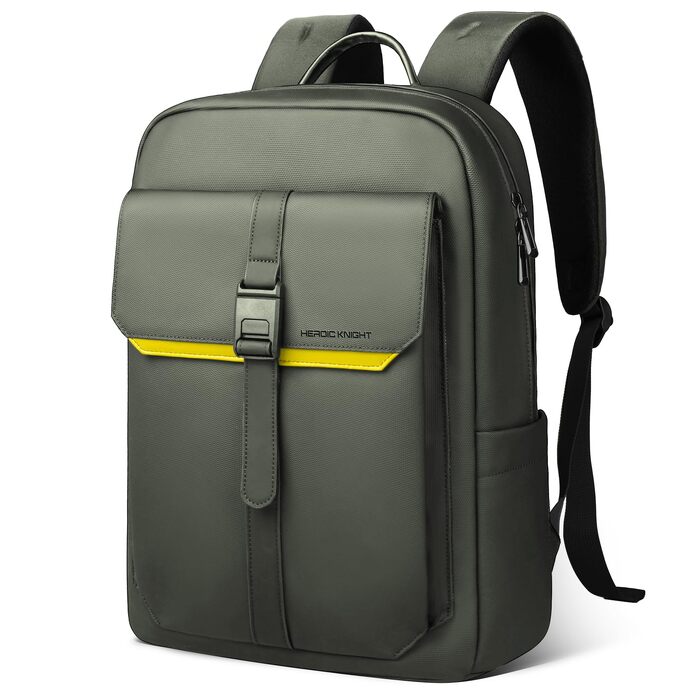 Бізнес-рюкзак для ноутбука 15.6 дюймів hk Business Rucksack, тонкий міський рюкзак для чоловіків та жінок (Зелений)