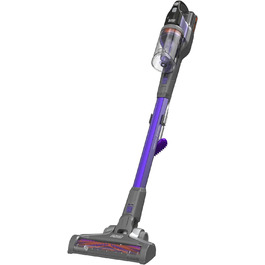 Пилосос BLACK+DECKER 4в1 акумуляторний, 18В, 1.5Аг, безмішковий, ручний і вертикальний, електрощітка для шерсті тварин, 2в1 насадка для щілин, щітка для шерсті, акумулятор, зарядний пристрій, кріплення на стіну, модель 2020