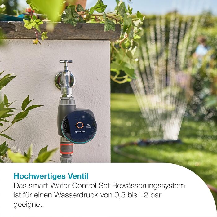 Gardena Smart Water Control 19033-20: Автоматичний контролер поливу з інтеграцією Smart Home та захистом від заморозків