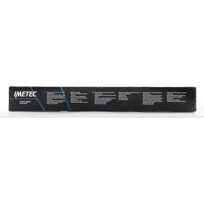 Електронна вага Imetec Precision ES13 200, до 180 кг, LCD-дисплей, загартоване скло, батарейки в комплекті