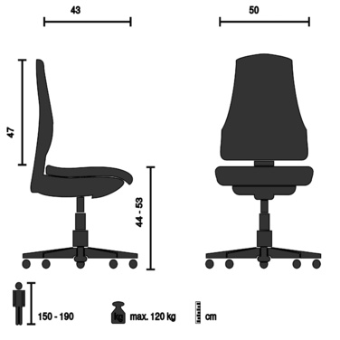 Офісне крісло / дизайнерське поворотне крісло PALIANO grey hjh OFFICE