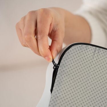 Подушка для сидіння XXL 52 см з піни Memory Foam високої щільності – для офісу, авто, геймінгу та дому. Ефективна підтримка спини та куприка.